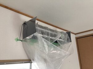 日立,RAS-D22NBK(W),エアコン,エアコンクリーニング,猫,ペット,カビ