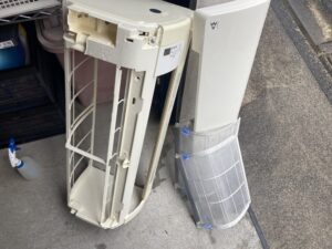ダイキン,AN22PFS-W,エアコンクリーニング,エコ洗剤