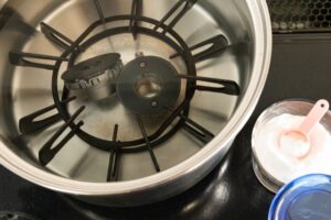 ガスコンロ,掃除,バーナーキャップ,五徳,清掃